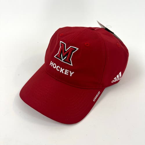 Brand New Red Adidas Miami Hockey Hat