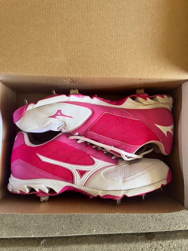 Pink Used Size 12 (Women's 13) Mizuno Heist IQ
