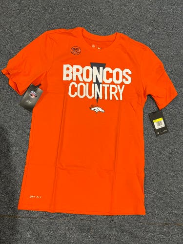 New Orange Nike Denver Broncos “Broncos Country” T-Shirt Small