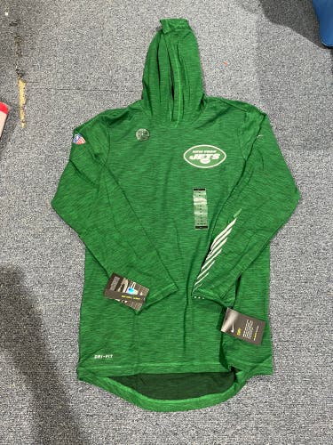 New Green Nike New York Jets Light Weight Hoodie M, L or XL