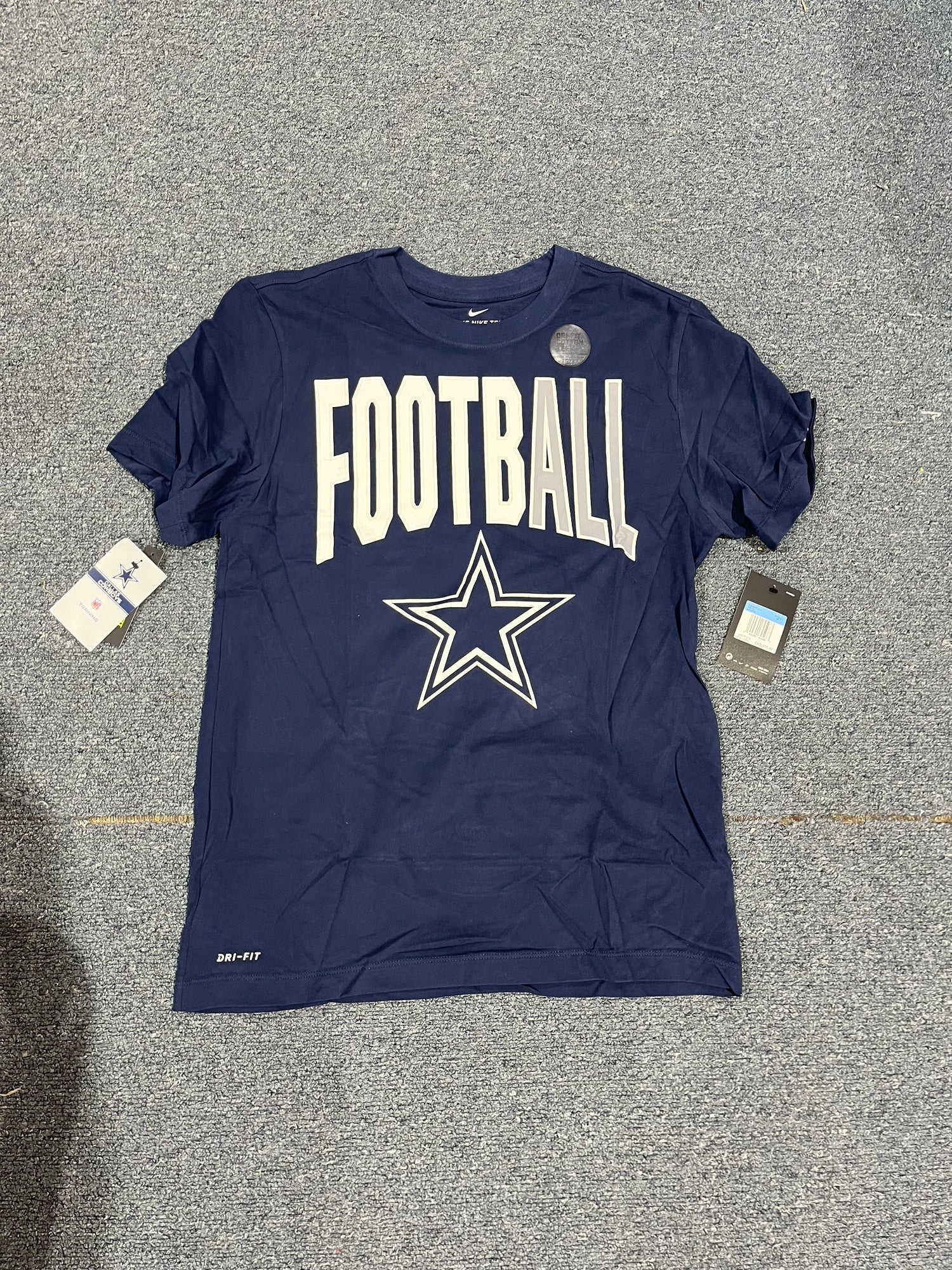 Mens Gray Dallas Cowboys Practice T-Shirt