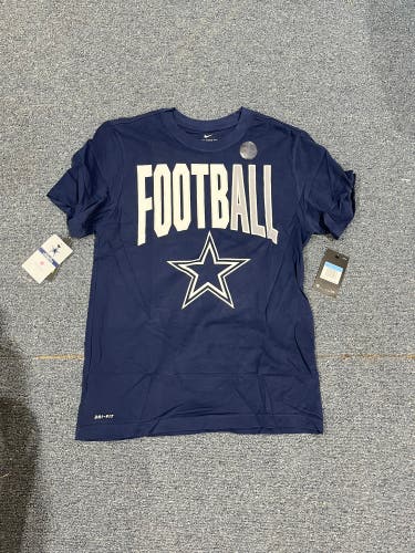 New Blue Nike Dallas Cowboys T-Shirt Medium