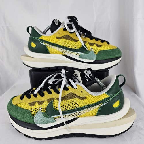 Size 10 - Nike VaporWaffle Sacai Tour Yellow Green White Sneakers EUC