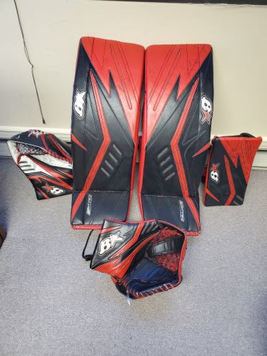 Used 33" +2 Regular Brian's Optik 2 Goalie Full Set