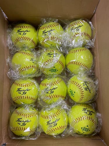 DUDLEY Dozen ASA 11” Slowpitch (4A-923Y) 52/300 softballs