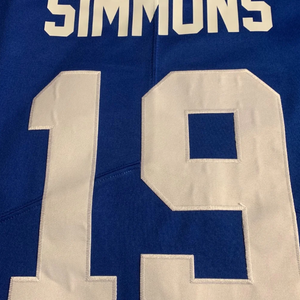 Isaiah Simmons Custom New York Giants Blue Jersey XL New with Tags