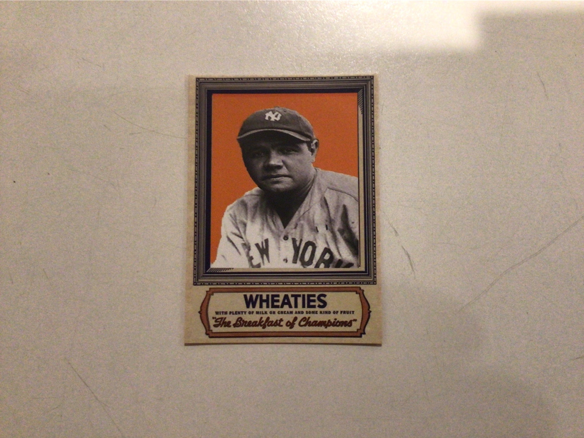 2016 Immaculate Babe Ruth SP Vinrtage Legend Patch Card #3/10 Jersey # 1/1