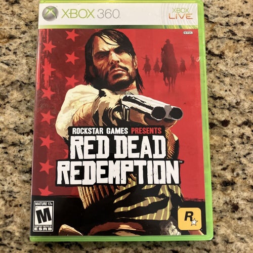 Red Dead Redemption (Microsoft Xbox 360, 2010) Complete in Box with Map Poster
