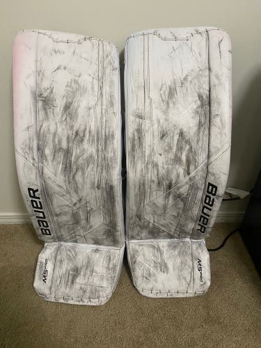 Used Large Bauer Supreme M5 Pro Goalie Leg Pads