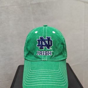 Notre Dame Fighting Irish Adidas Strapback Hat Green NCAA