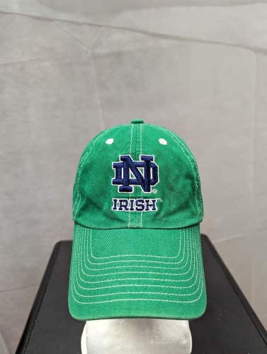 Notre Dame Fighting Irish Adidas Strapback Hat Green NCAA