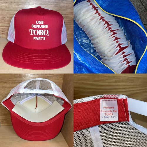 Vintage Toro Use Genuine Parts Snapback Trucker Hat Cap Lawnmower BUNDLE x25 NOS