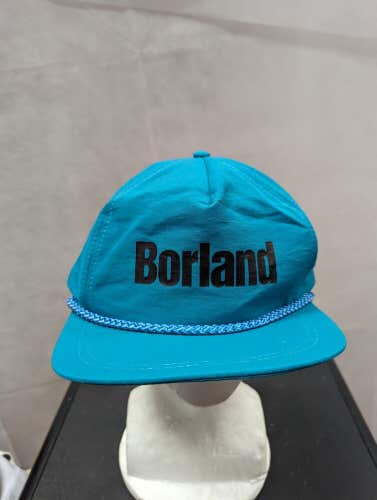 Vintage Borland Teal Snapback Hat