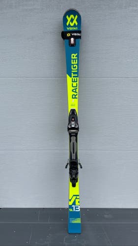 Used Unisex 2021 Volkl 165 cm Racing Racetiger SL Skis With Bindings Max Din 12