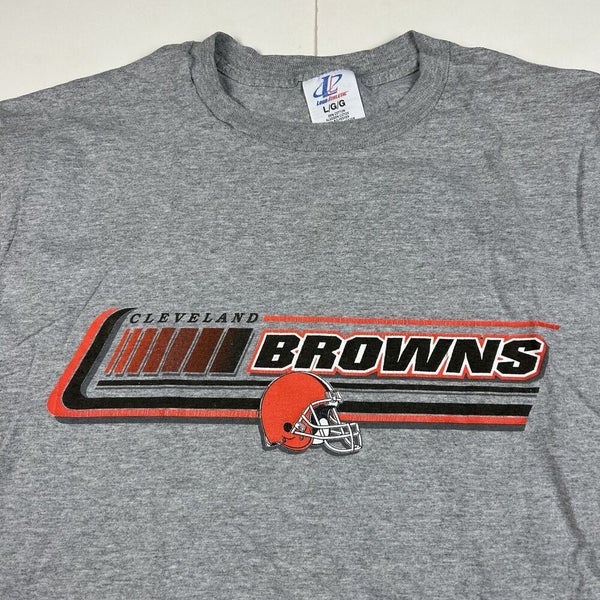 Vintage 1996 Cleveland Browns We're Back NFL Gray Graphic T-Shirt (L)
