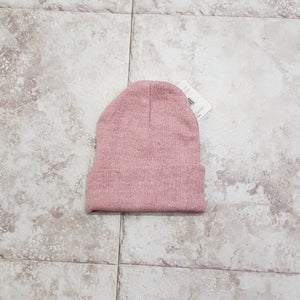 Adult Basic Beanie Cap Hat Mauve One Size Solid Color Tight Knit Toboggan NWT