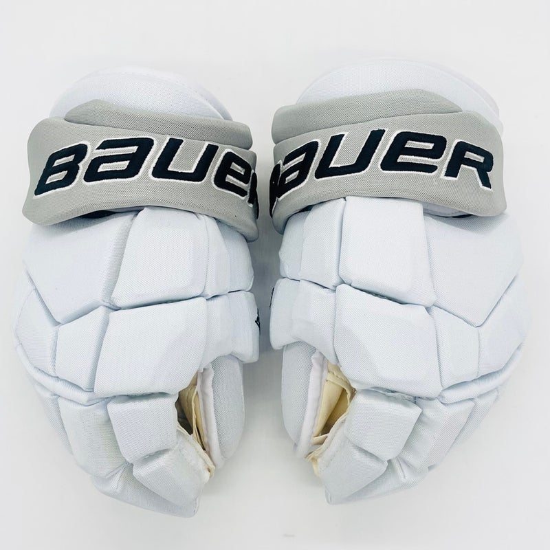 New 2023 LA Kings Retro Reverse Bauer Supreme Ultrasonic Hockey Gloves-14"-Single Layer Palms