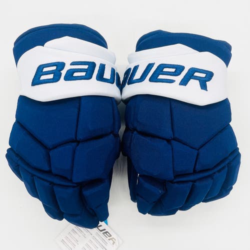 New Toronto Maple Leafs Bauer Supreme Ultrasonic Hockey Gloves-14"-Single Layer Palms
