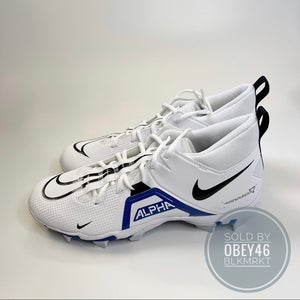 Nike Alpha Menace 3 Shark Football Cleats Bundle Sizes 10,10.5 Bundle