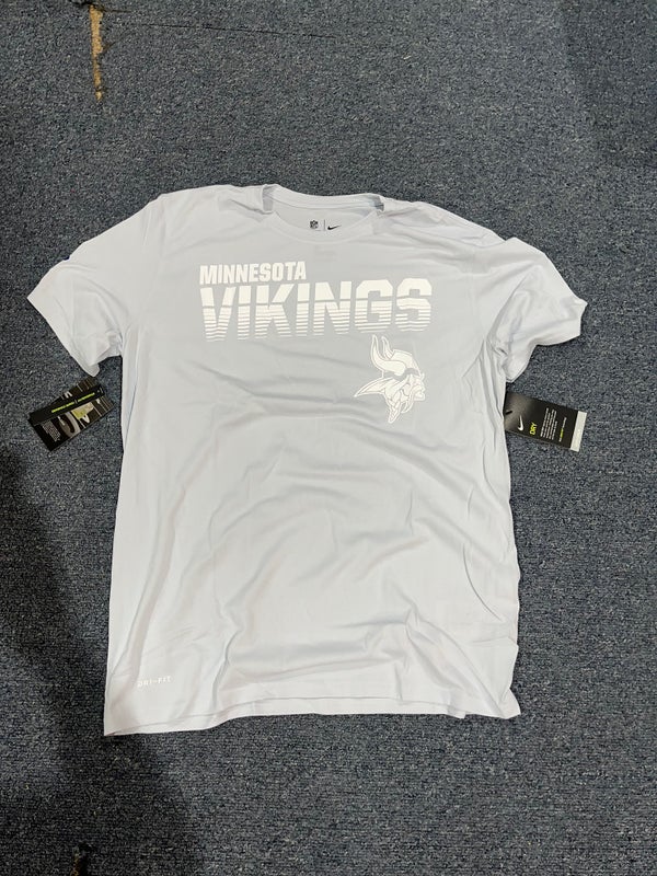 workingclassrebel Vintage Minnesota Vikings NFL Football T Shirt by Garan Made in USA Script and Helmet New with Tags !!