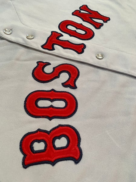 NEW Mens Majestic Blank Back Boston Red Sox Red MLB Stitched