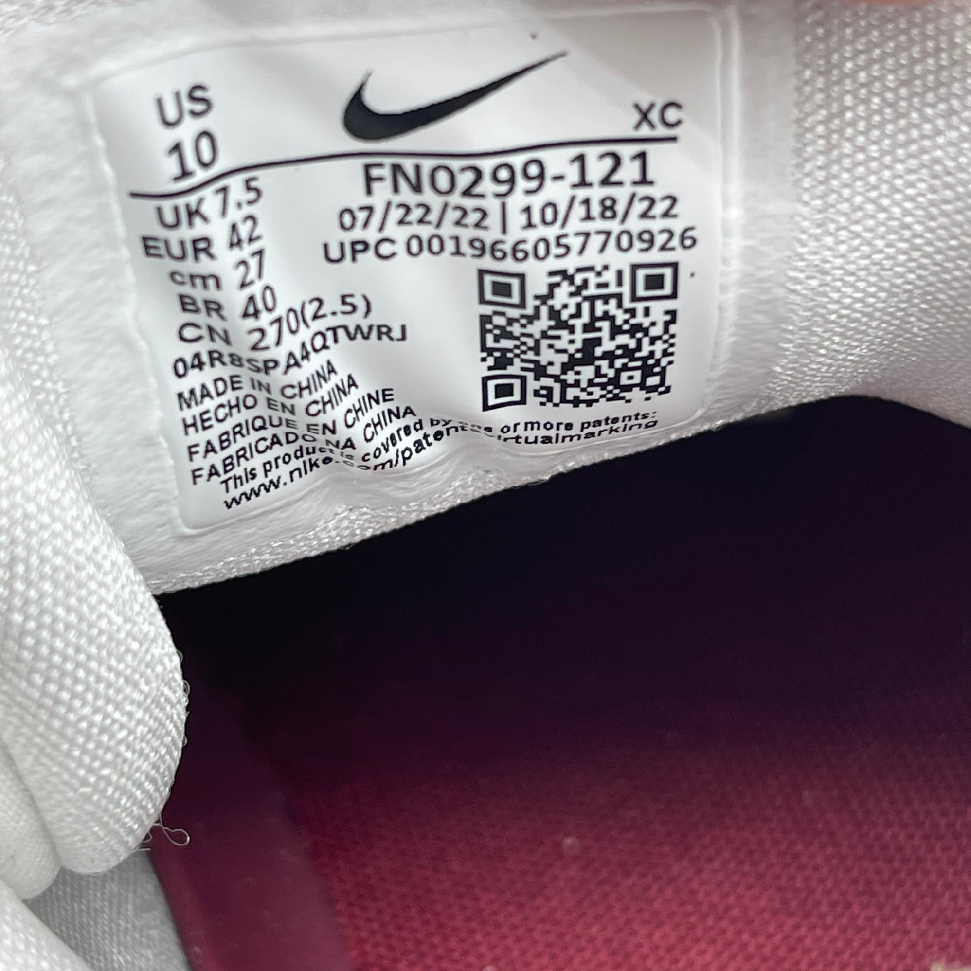 nike men's size 8.5 in women's