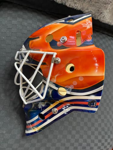 Bauer Pro 961 / 960 Goalie mask Phantoms Painted By DAVEART