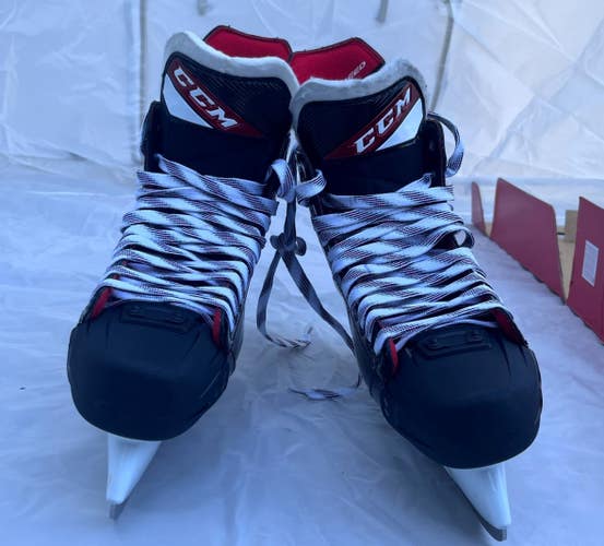 Senior Used CCM JetSpeed FT475 Hockey Skates Regular Width Size 9.5