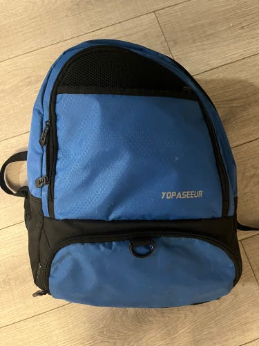 Blue Youth Soccer/basketball Bag