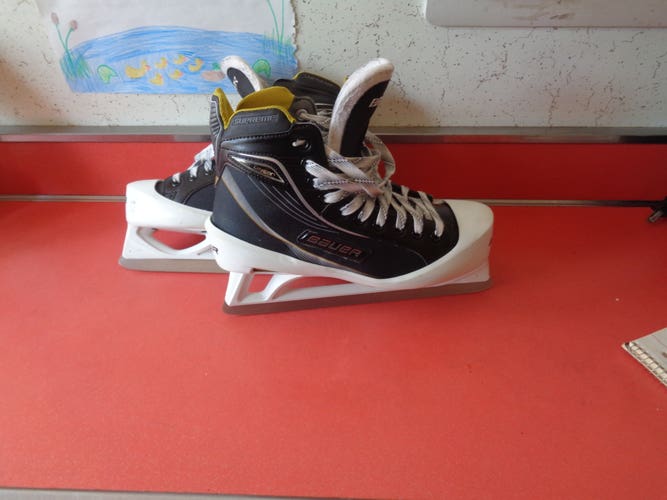 Senior Used Bauer Supreme One60 Hockey Goalie Skates Regular Width Size 8