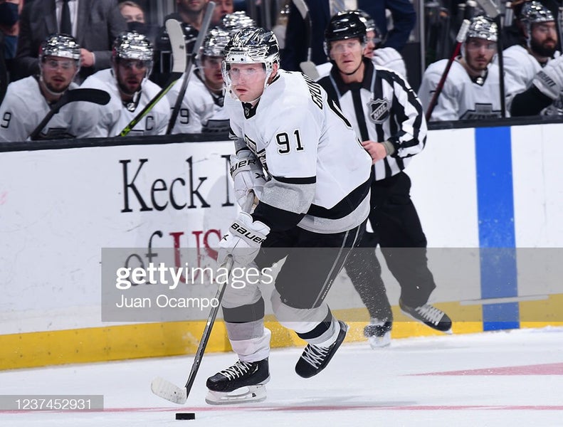 Rare ANZE KOPITAR LA Kings Bauer CHROME Silver SS Pro Stock Hockey