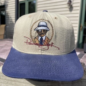 Vintage Panama Jack Hat Cap Snapback Sun Tan Logo Mens 90s Made In USA Rare
