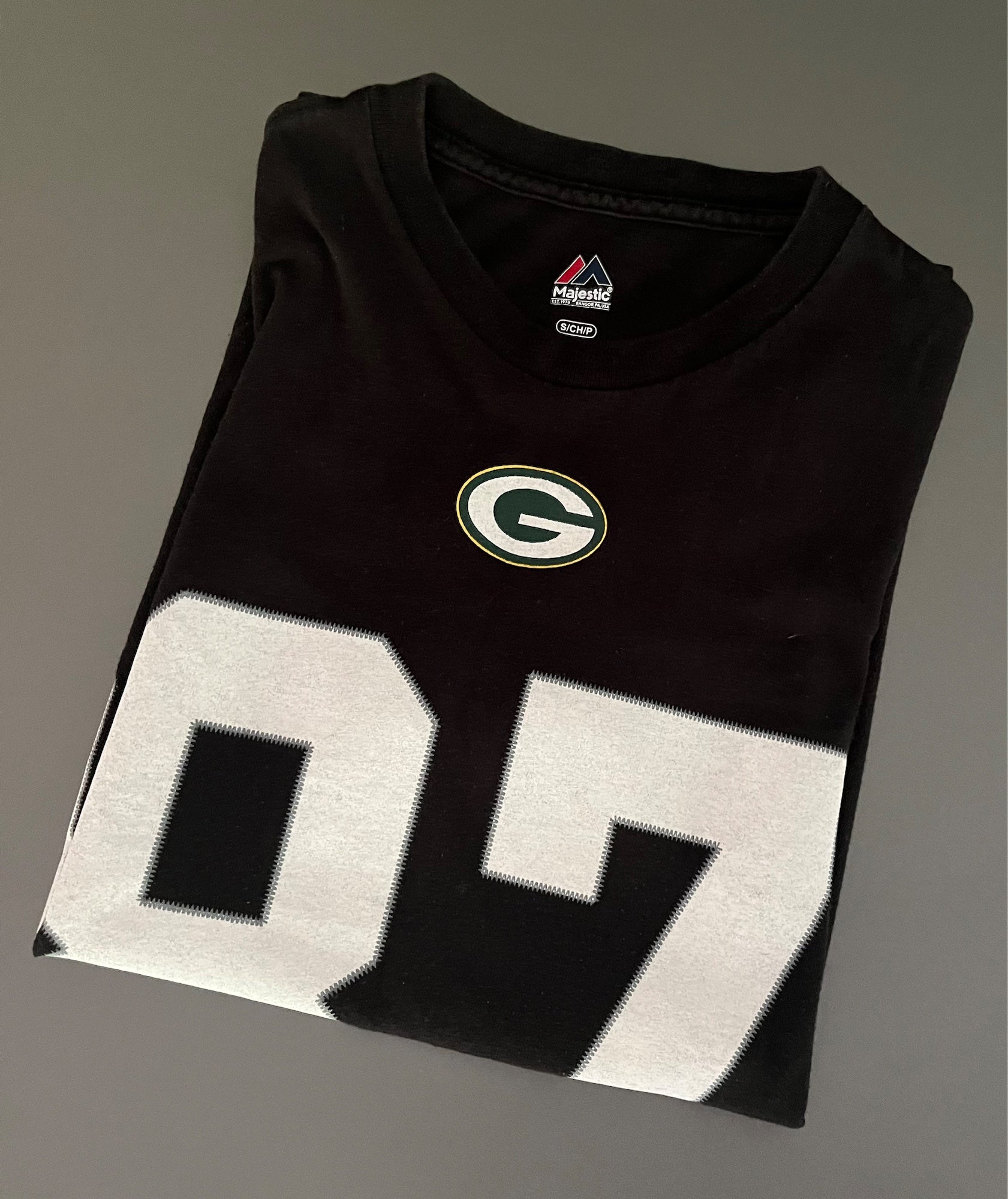 NFL Green Bay Packers Jordy Nelson #87 Black Jersey Men's