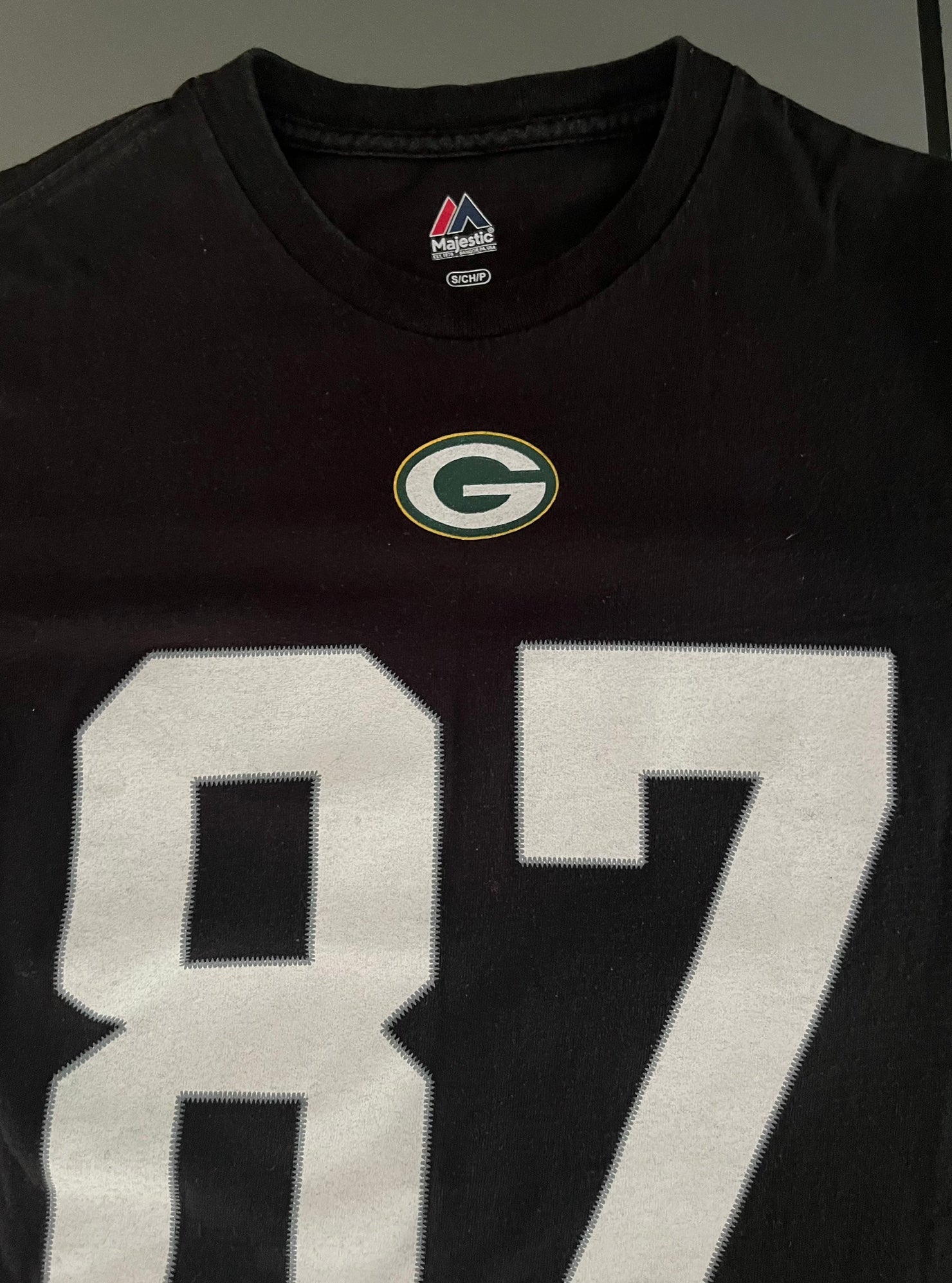 Packers HOF 2023 #87 Nelson Name & Number T-Shirt Medium Forest