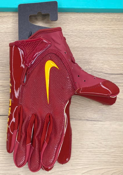 Nike Vapor Jet Football Gloves Sz L Iowa State | SidelineSwap