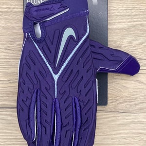 Nike Superbad 6.0 Kansas Wildcats Football Gloves Padded Receiver Sz Xl