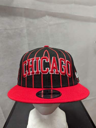 NWS Chicago Bulls New Era 9fifty Snapback Hat Pinstripe NBA