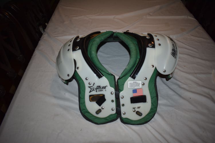 Douglas QBK Football Shoulder Pads, Large (19-20")
