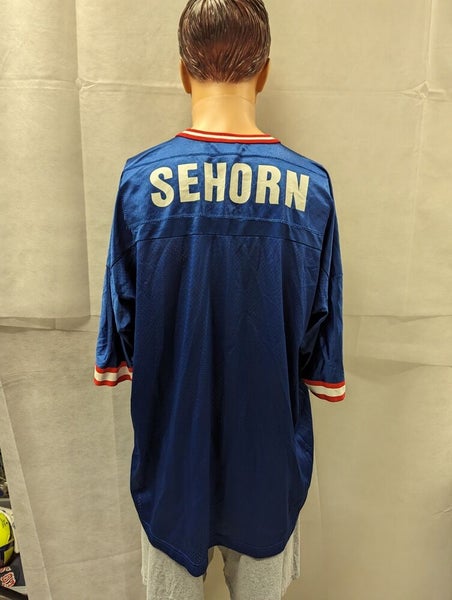 Jason Sehorn Signed New York Giants Jersey (JSA Hologram) Super Bowl  Champion DB