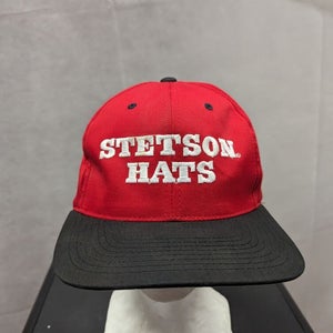 Vintage Stetson Hats Leather Strapback Hat