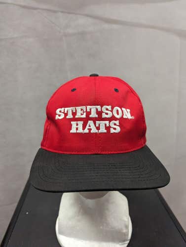 Vintage Stetson Hats Leather Strapback Hat