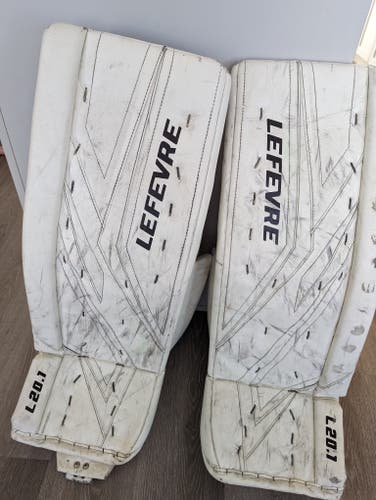 Used LeFevre L20.1 Goalie Leg Pads (33"+1)