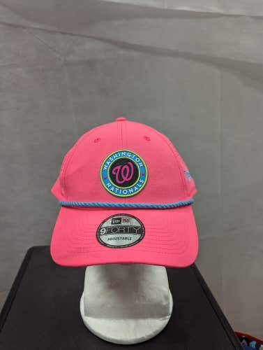 Washington Nationals New Era 9forty Snapback Hat Pink MLB
