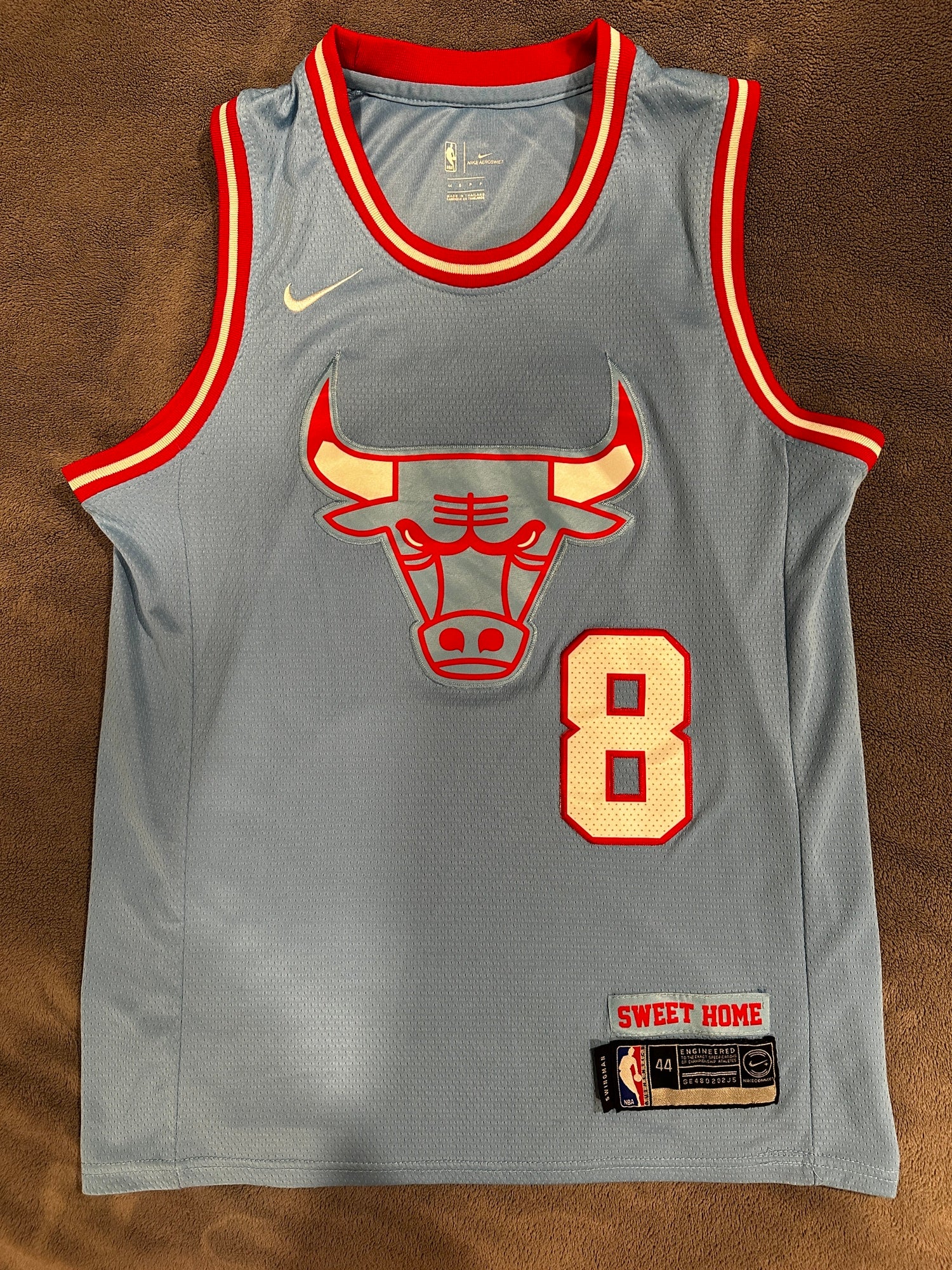 Chicago Bulls Russell Athletic reversible basketball practice jersey youth  sz L