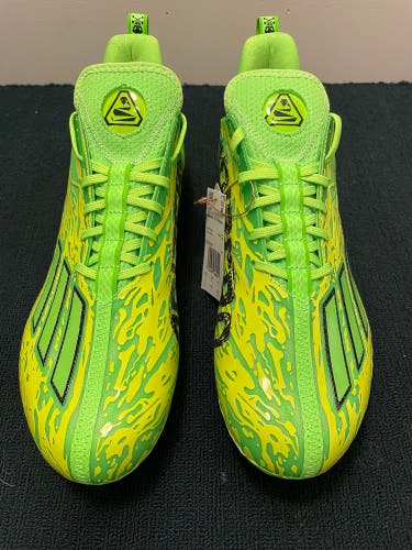 Adidas Adizero 12.0 “POISON” Solar Green Football Cleats Size 13