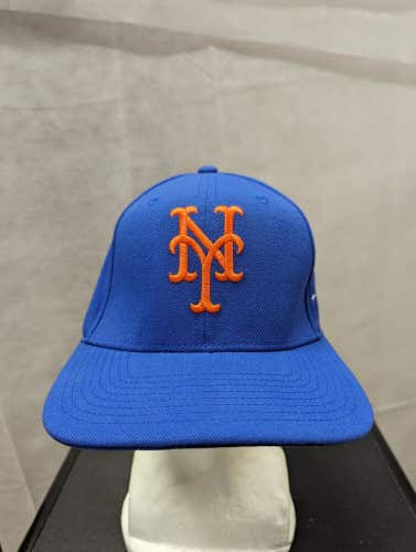 New York Mets Nike Primetime Pro Snapback Hat Men's 2023 MLB NYM LOGO NYC