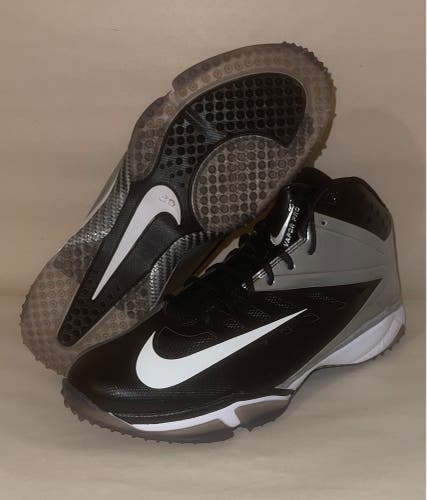 Nike Vapor pro 3/4 nubby speed black football cleats