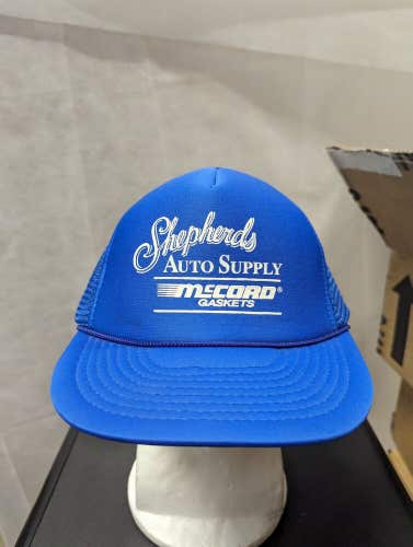 Vintage Shepherds Auto Supply Mesh Trucker Snapback Hat Nissin
