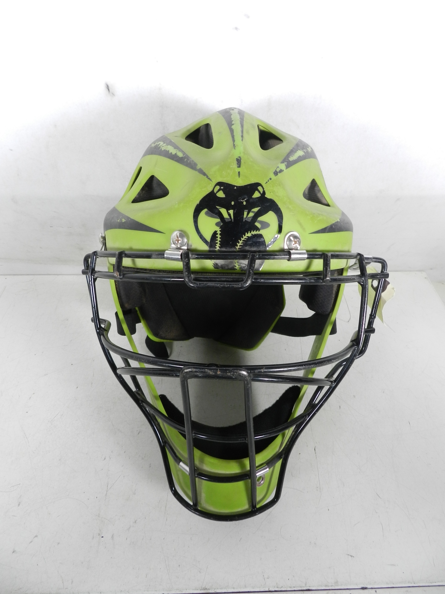 Boombah BDC2CH-L Green Baseball Catchers Headgear Helmet Mask Fits 7 to 7 1/2