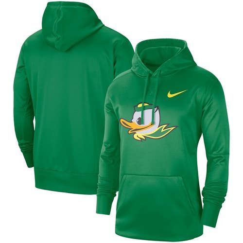 NWT Nike Oregon Ducks mascot Logo mens XL pullover circuit Hoodie apple green